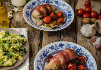 Prosciutto Wrapped Chicken Breasts