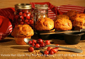 Sour Cream Pumpkin Muffins