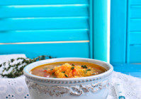 Red Lentil Sausage Soup Red Lentil Sausage Soup