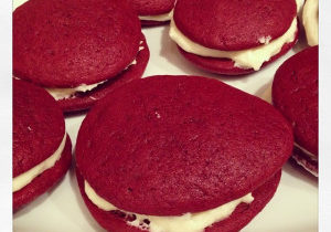 Red Velvet Whoopie Pies