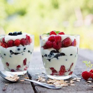 Red, White & Bluebery Parfait