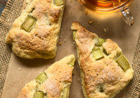 Rhubarb Scones