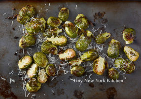 Roasted Brussels Sprouts With Parmesan Cheese
