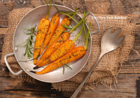 Harissa & Maple Syrup Roasted Carrots