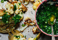 Roasted Cauliflower With Chimichurri Sauce