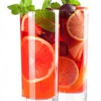 Ruby Red Grapefruit Iced Tea
