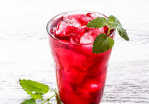 Sake Raspberry Iced Tea