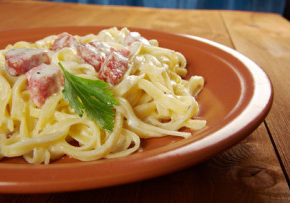 Sausage Fettuccine Alfredo