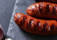 Grilled Sausages With Cabbage