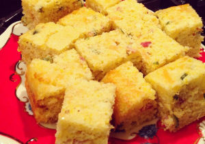 Serrano Chile & Bacon Corn Bread