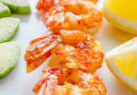 Beer Poached Shrimp