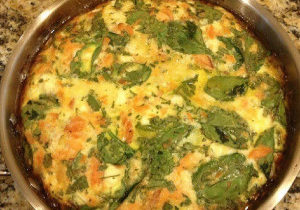 Smoked Salmon Frittata