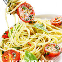 Spaghetti With Spring Pesto