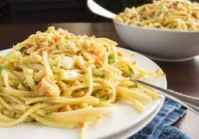 Spicy Crab Linguine