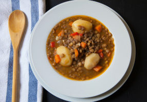 Spicy Lentil & Potato Stew