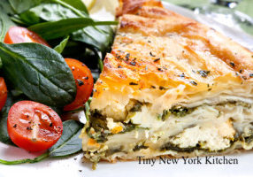 Pi Day Spinach Pie