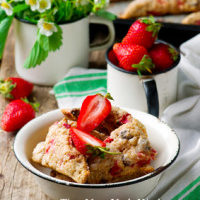 Strawberry Chocolate Scones