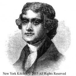 Another Culinary Debt To Thomas Jefferson 1789