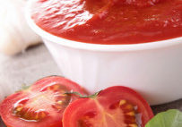 Tomato Basil Soup With Asiago Cheese