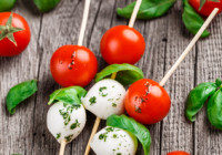 Tomato Mozzarella Skewers