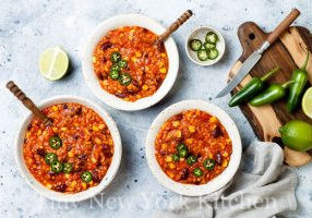 Vegetarian Red Lentil Chili