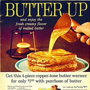 Vintage Butter Warmer Advertising