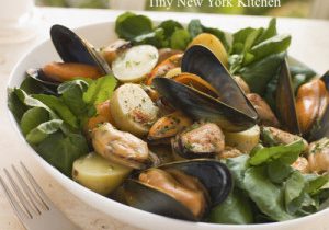 Warm Potato, Mussels & Watercress Salad