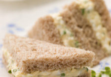 Watercress & Egg Salad Tea Sandwiches Watercress & Egg Salad Tea Sandwiches