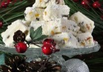 White Chocolate Fudge With Dried Fruit