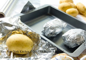 Potatoes In Foil With Mascarpone