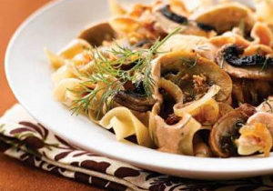 mushroom stroganoff