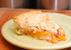 Peach Crumb Pie